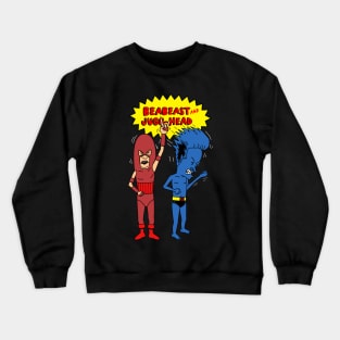 Funny Cool Mutant Superhero Villain 90's Cartoon Parody Crewneck Sweatshirt